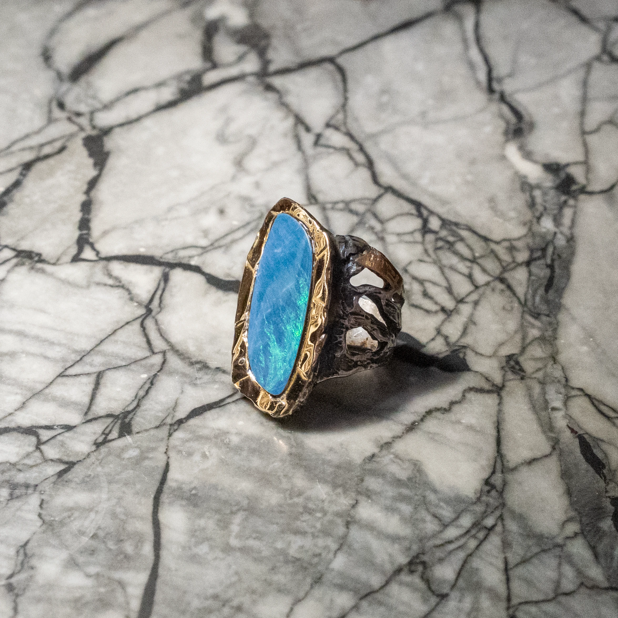 Blue Purple ring — view 1