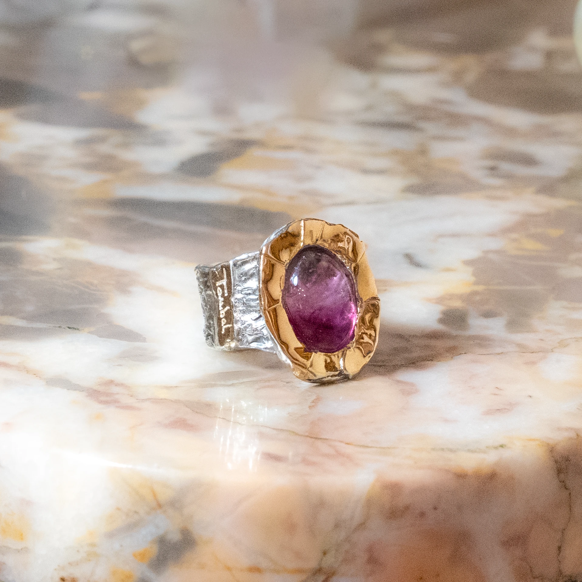 Pink ring — view 1