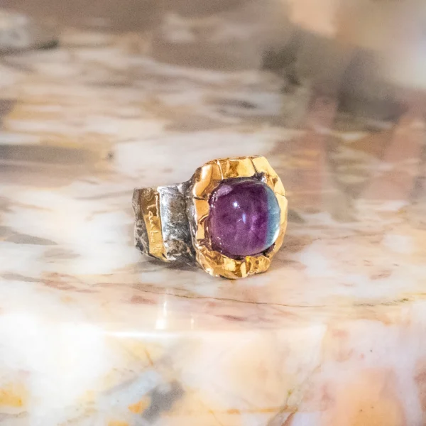 Pink ring — view 3