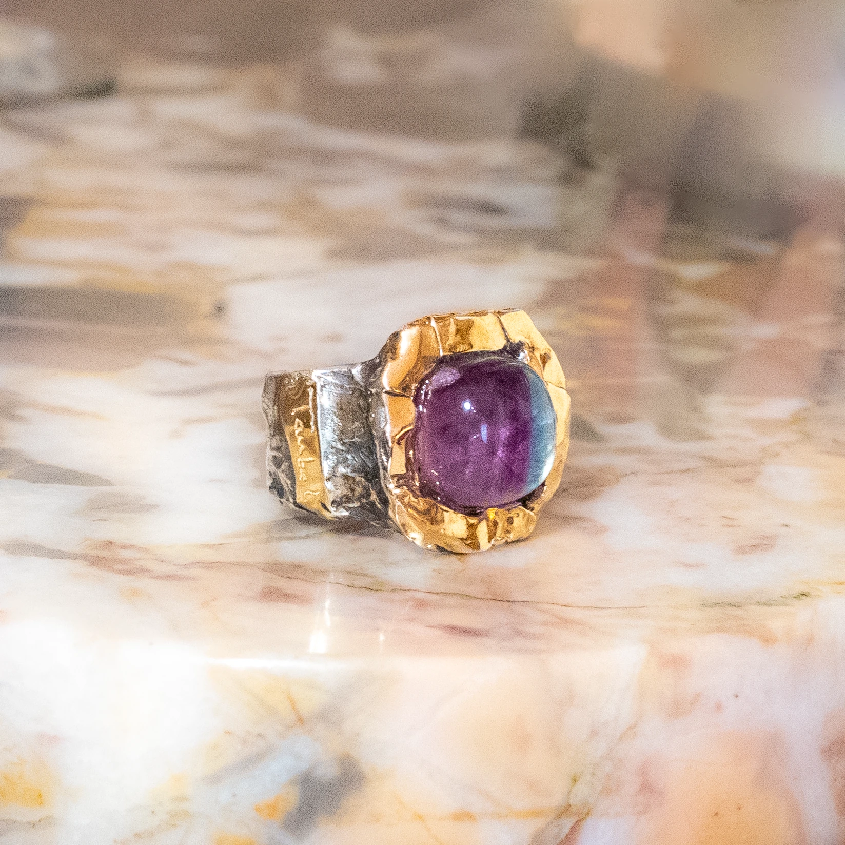 Pink ring — view 3